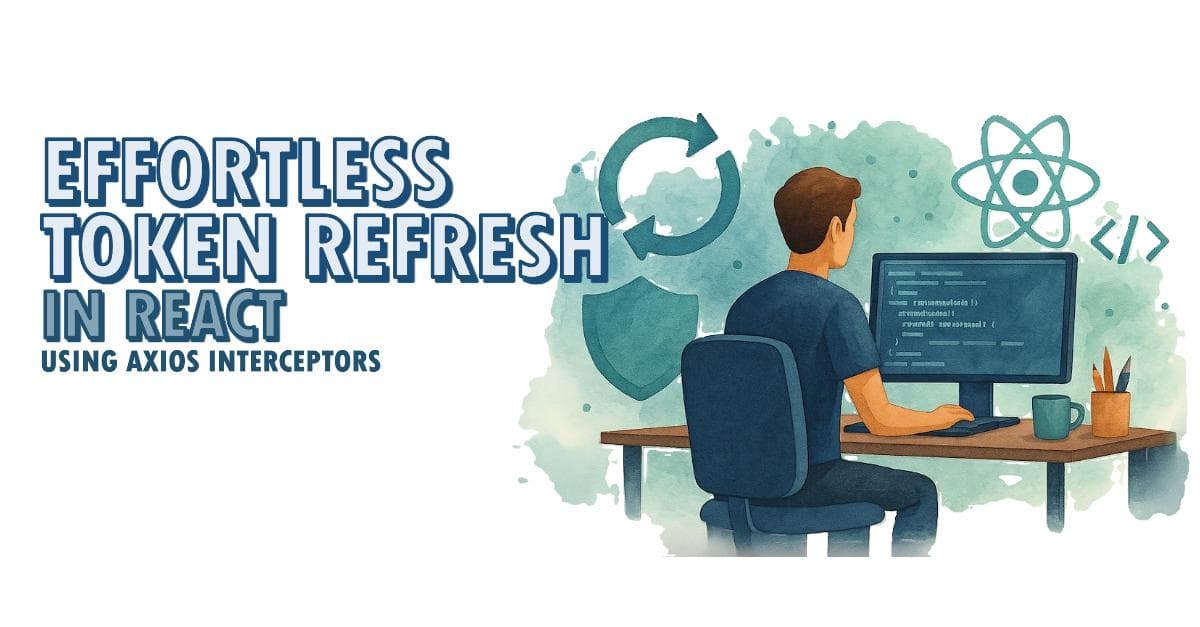 Effortless Token Refresh in React Using Axios Interceptors cover image
